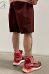 BORIS BIDJAN SABERI Plant-dyed drawstring shorts P21 F1506F-W